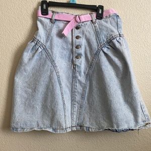 Vintage Jean Skirt
